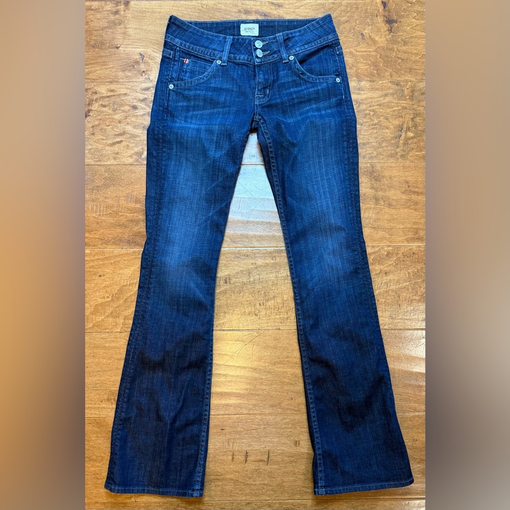Hudson Low Rise Bootcut Jeans Dark Wash True Y2K Sz 25 NWOT